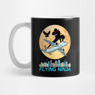 Flying Ninja - Funny Ninja Warrior Mug